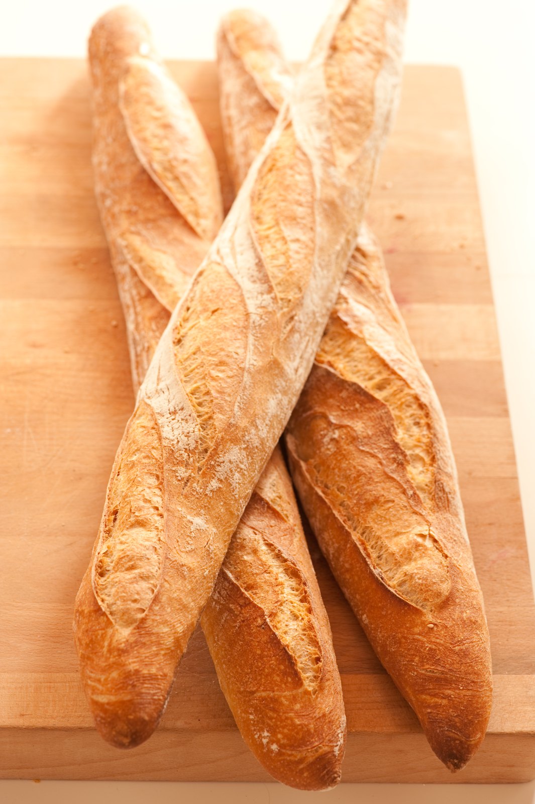 Crisp-crusted baguettes