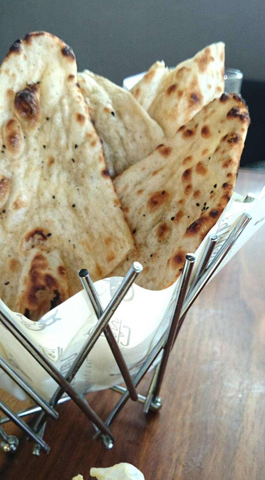 Naan aus der Pfanne